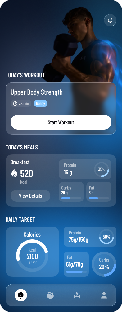 Betterly home screen